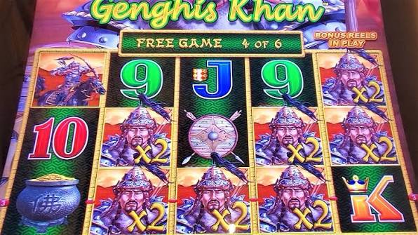 Genghis Khan base game reels